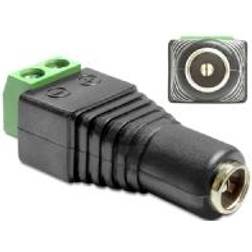 DeLock Adapter Terminalblock 2pin > DC 2,5 x 5,5m